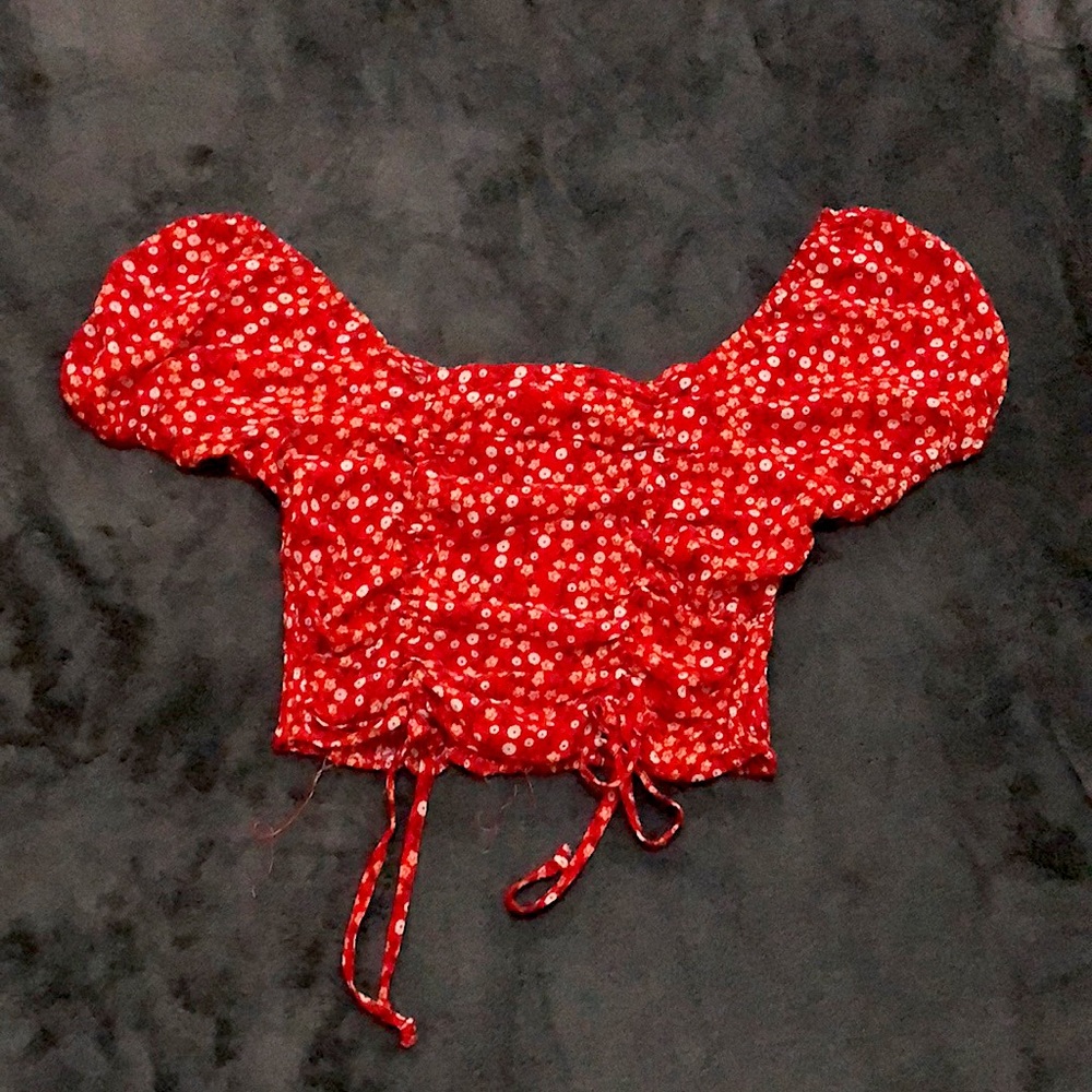 Liberty love red floral print too